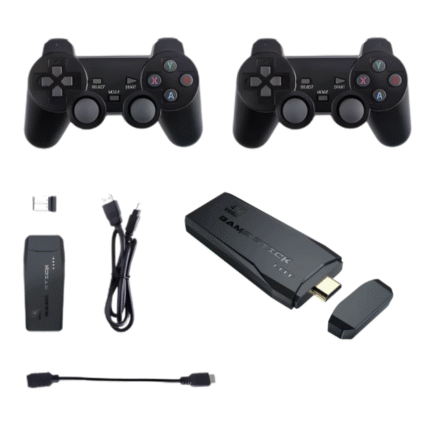 M8 4K Retro Game Stick Console – 10,000 Games with 2 Wireless Controllers